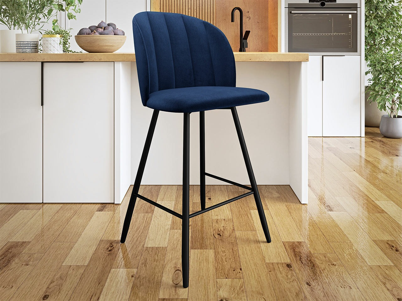 Bar stool Comfivo Anser II (Magic Velvet 2216)