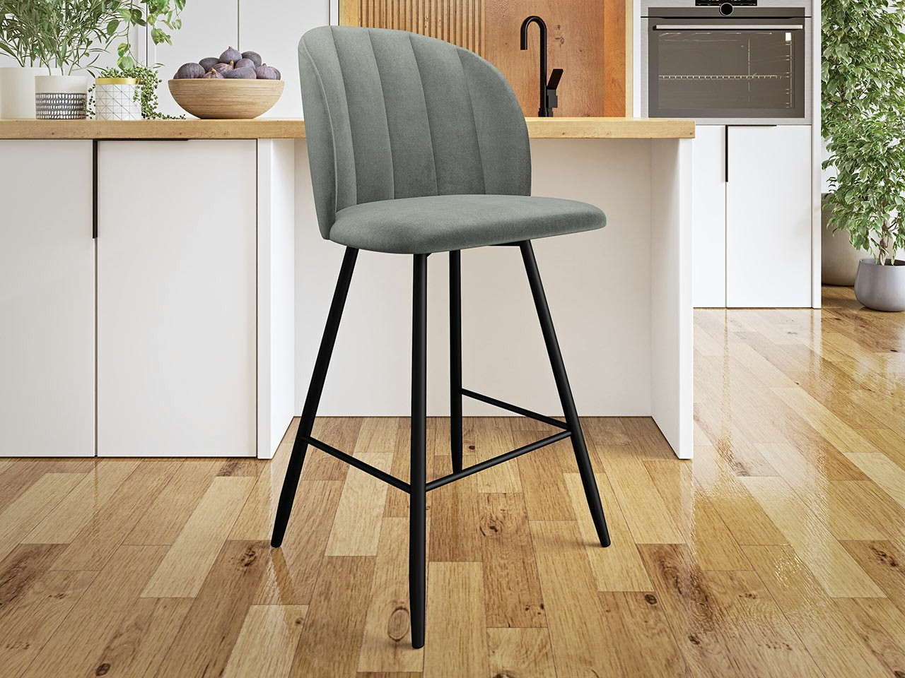 Bar stool Comfivo Anser II (Magic Velvet 2217)