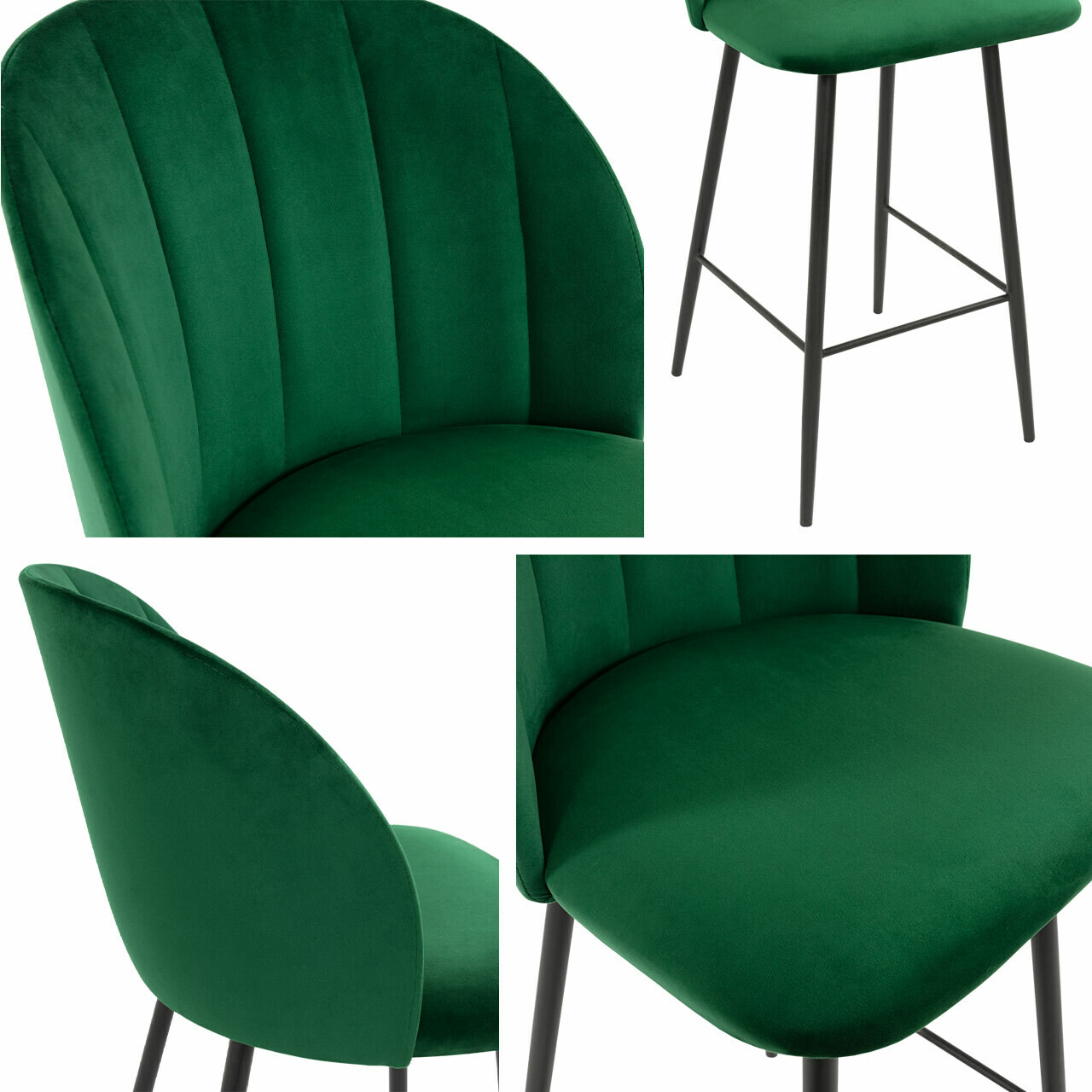 Bar stool Comfivo Anser II (Magic Velvet 2225)