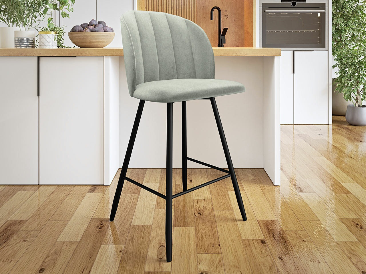 Bar stool Comfivo Anser II (Magic Velvet 2240)