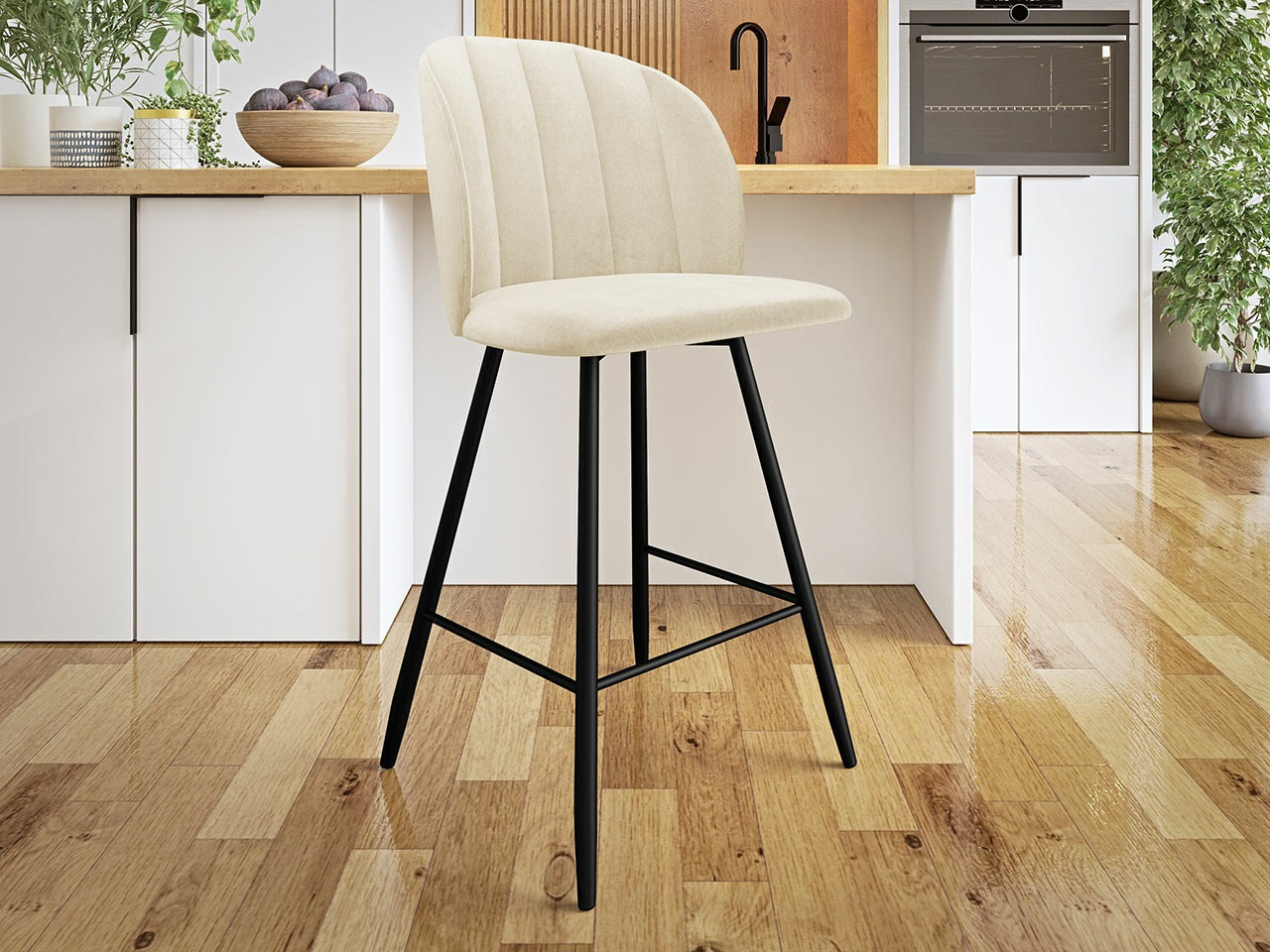 Bar stool Comfivo Anser II (Magic Velvet 2250)