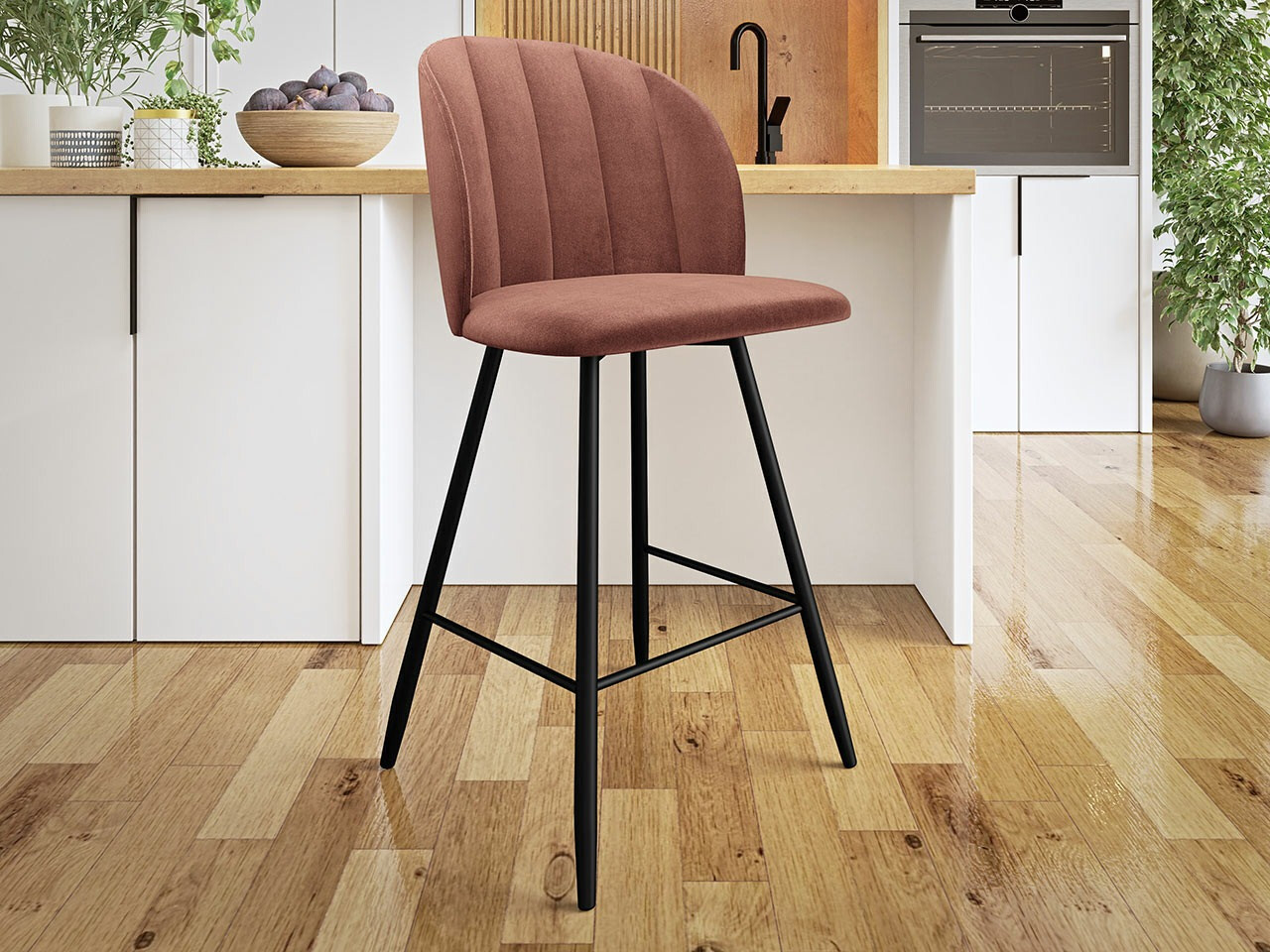Bar stool Comfivo Anser II (Magic Velvet 2258)
