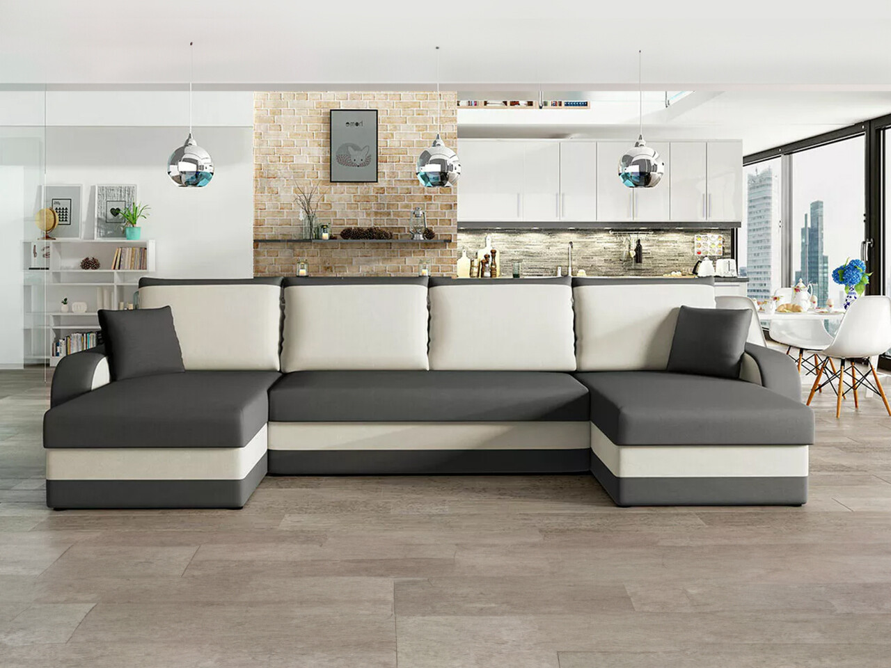 Corner sofa Comfivo Melissa IV (Alova 36 + Alova 71)