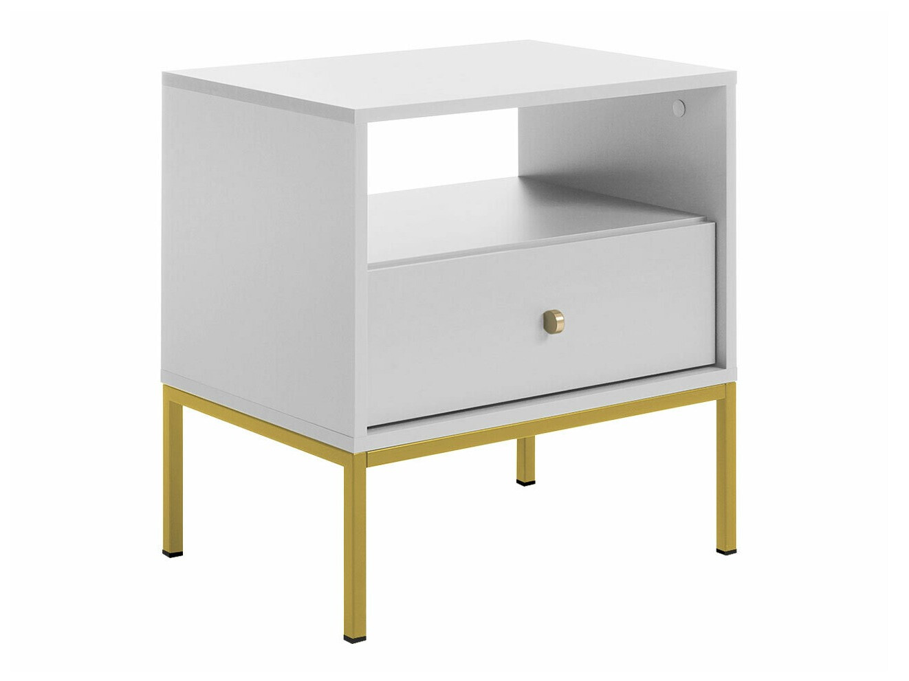 Bedside table Romveri 106 (White)