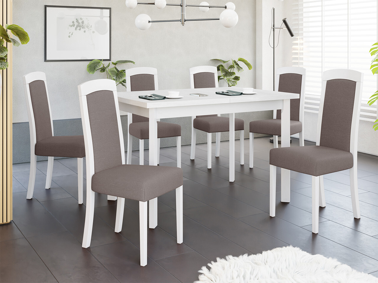 Dining set Victorville 351 (White)