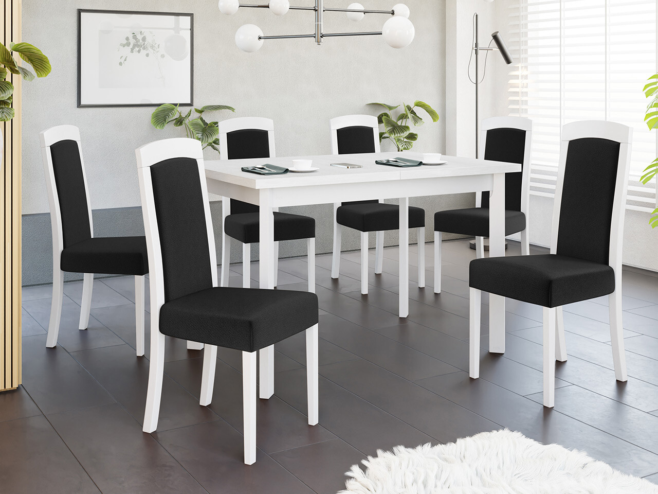 Dining set Victorville 351 (White)