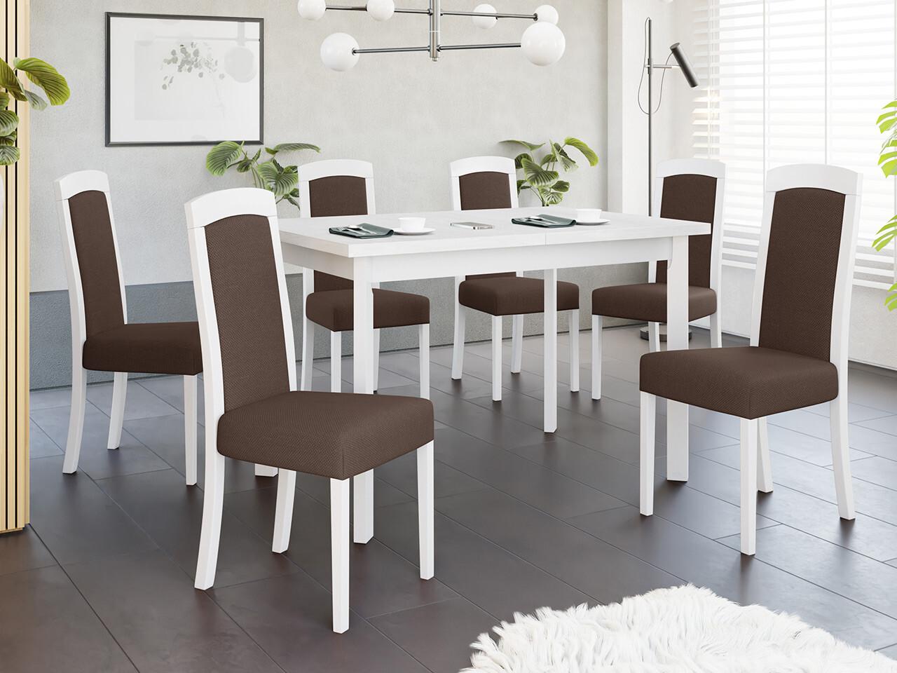 Dining set Victorville 351 (White)