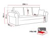 Sofa bed Columbus 130 (Poso 05)
