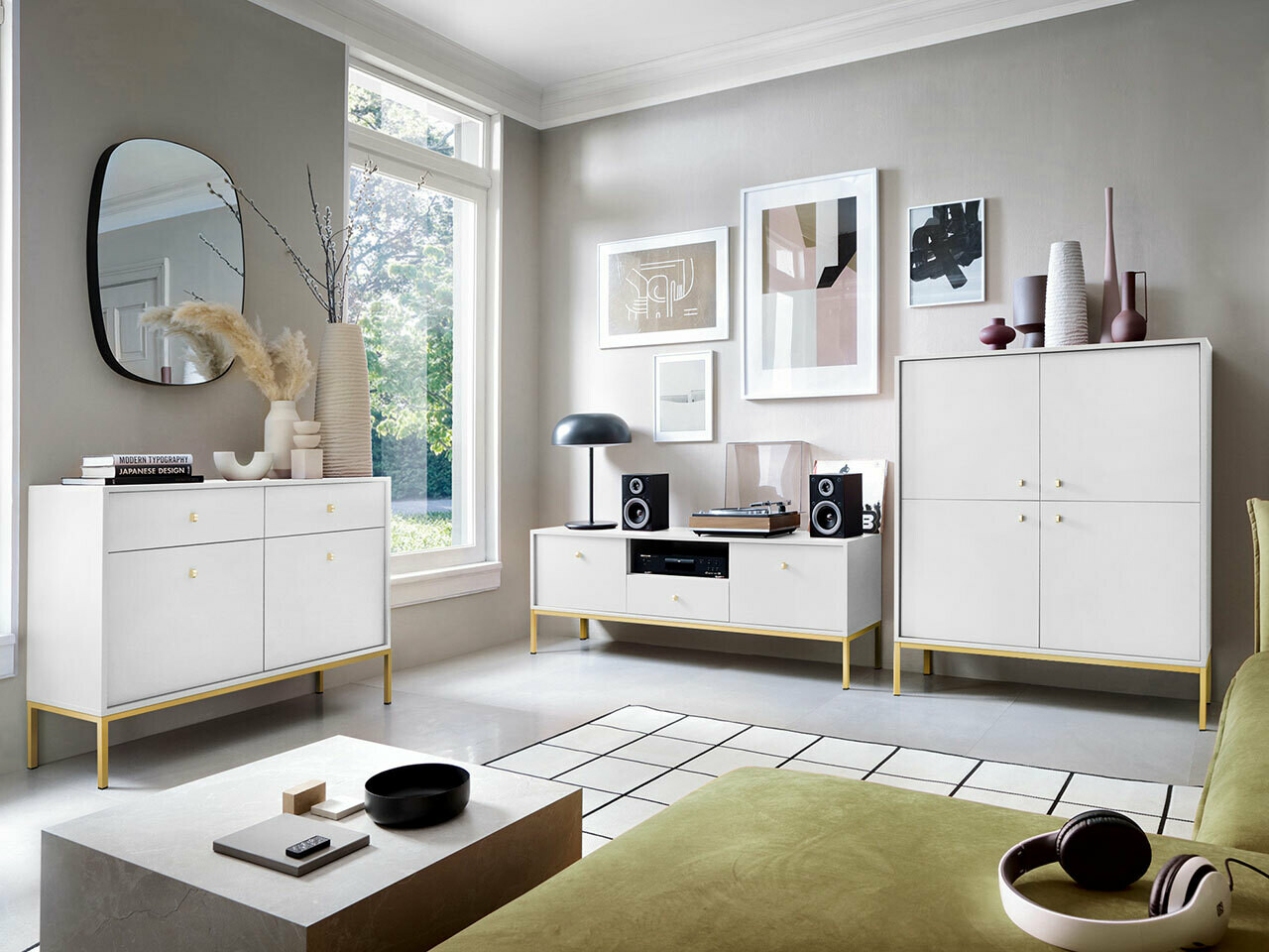 TV stand Formis (White)