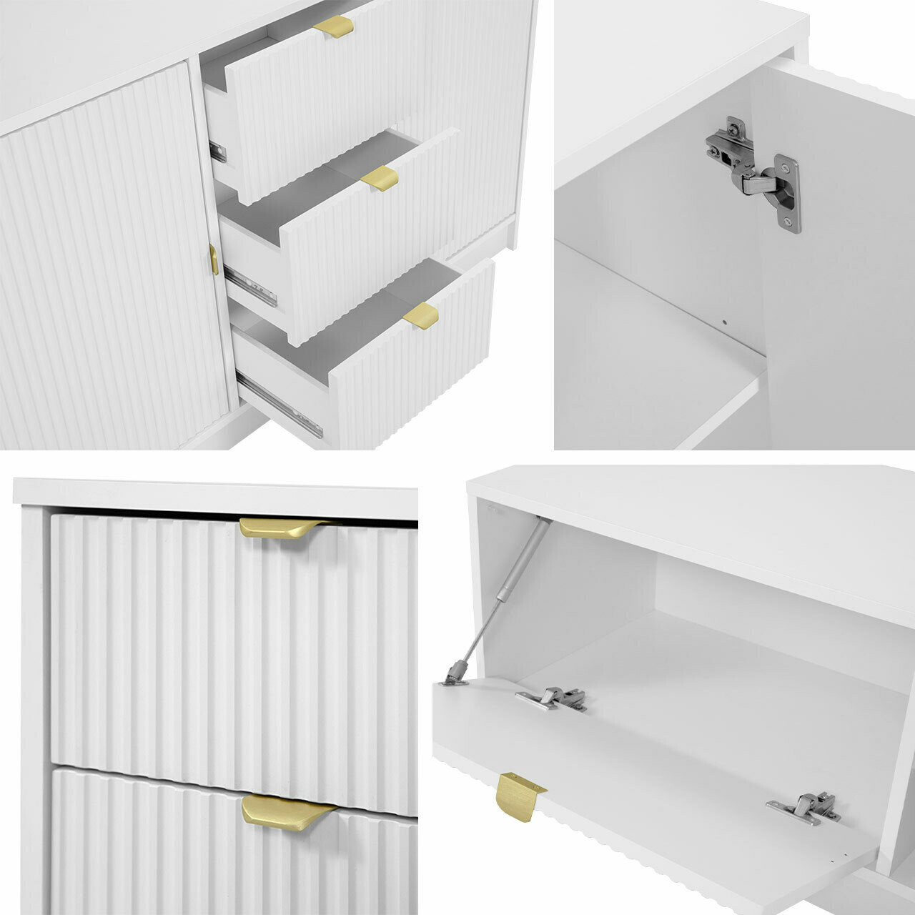 Chest of drawers Comfivo Papilio (White)