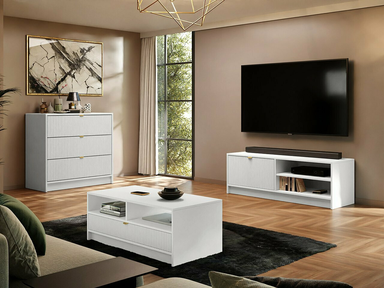 Coffee table Comfivo Papilio (White)