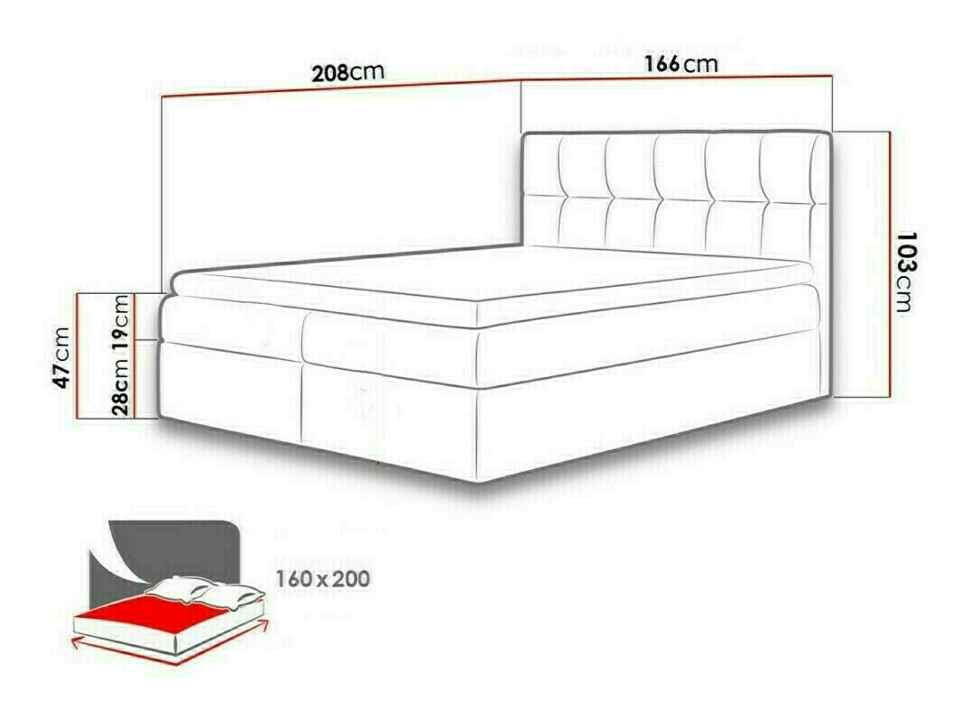 Continental bed Aedes (Rico 13)