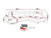 Corner sofa Comfivo 306 (Poso 01)