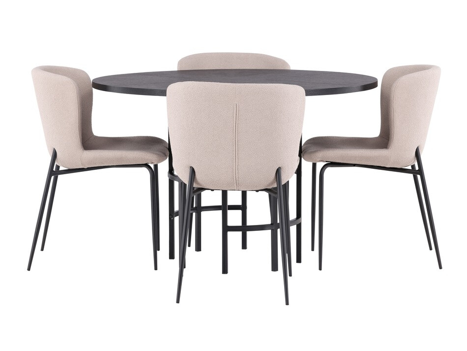 Dining set Dallas 4143 (Beige + Black)