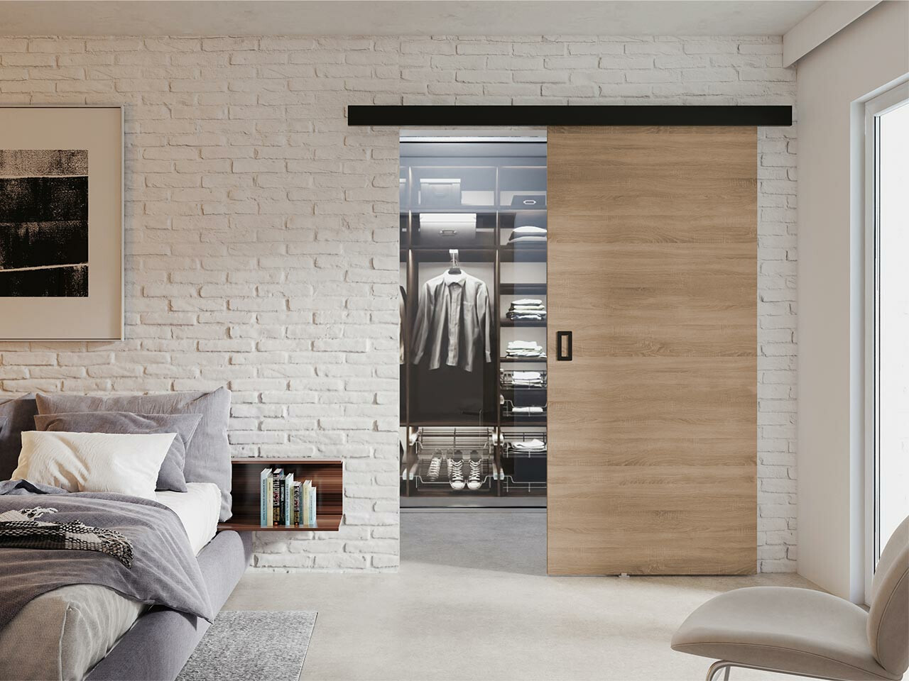 Sliding door Dover 215 (Sonoma oak)