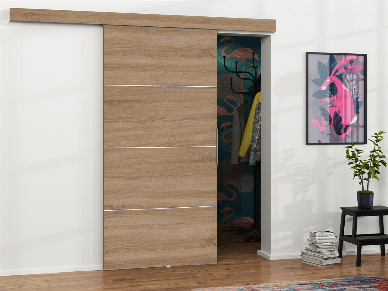 Sliding door Dover 216 (Sonoma oak)