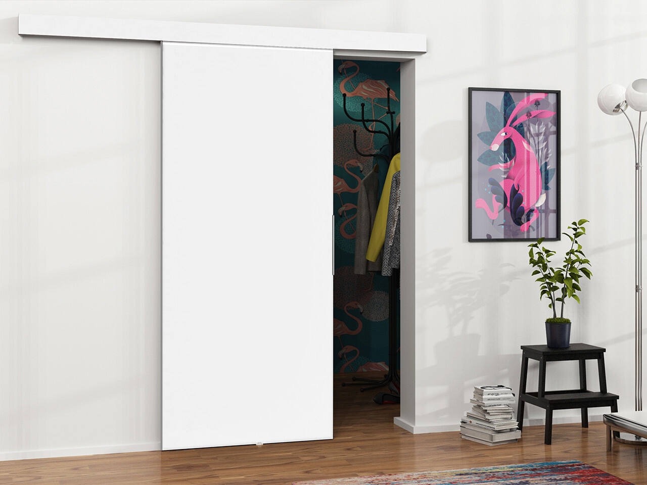 Sliding door Dover 217 (White)