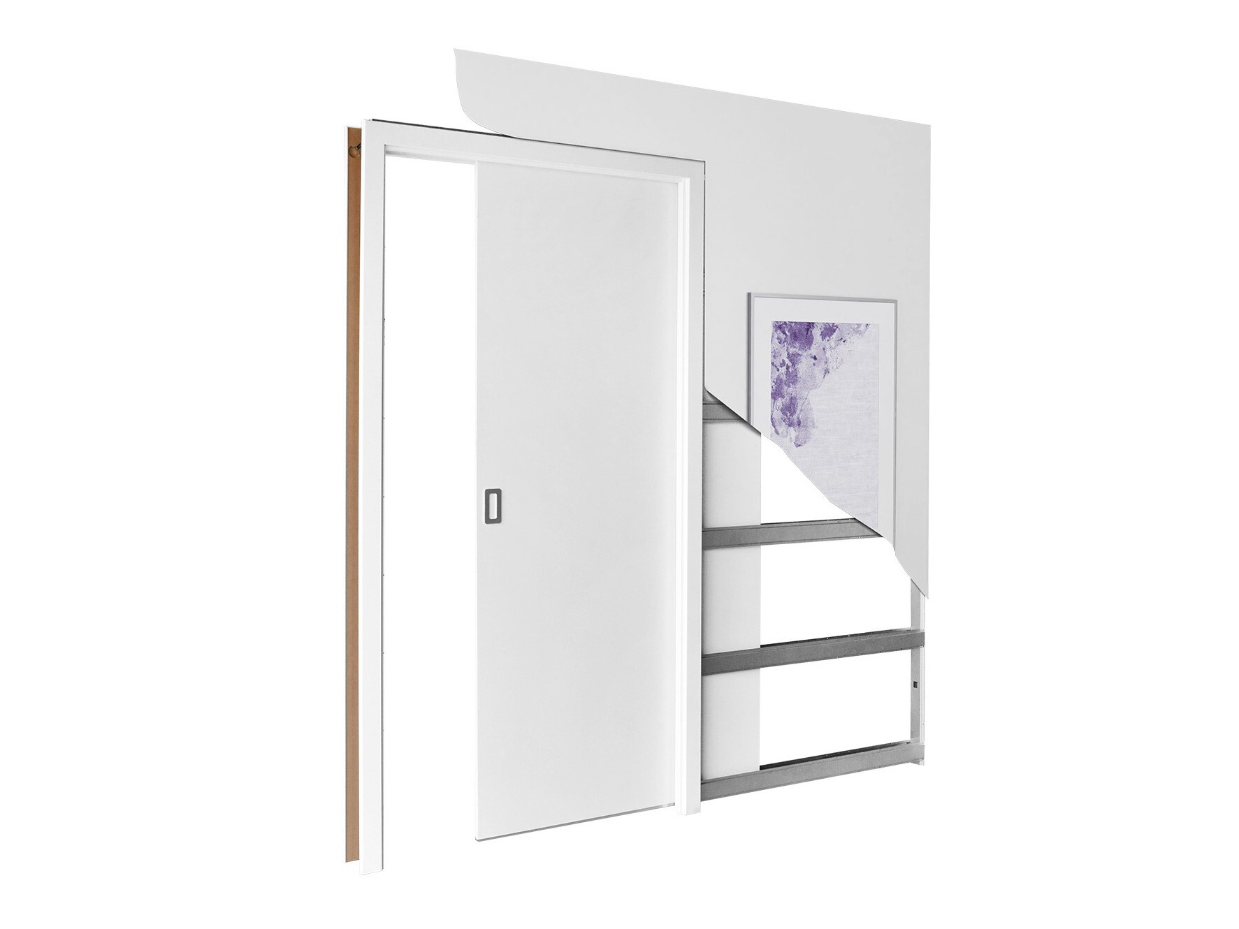 Sliding door Dover 220 (White)