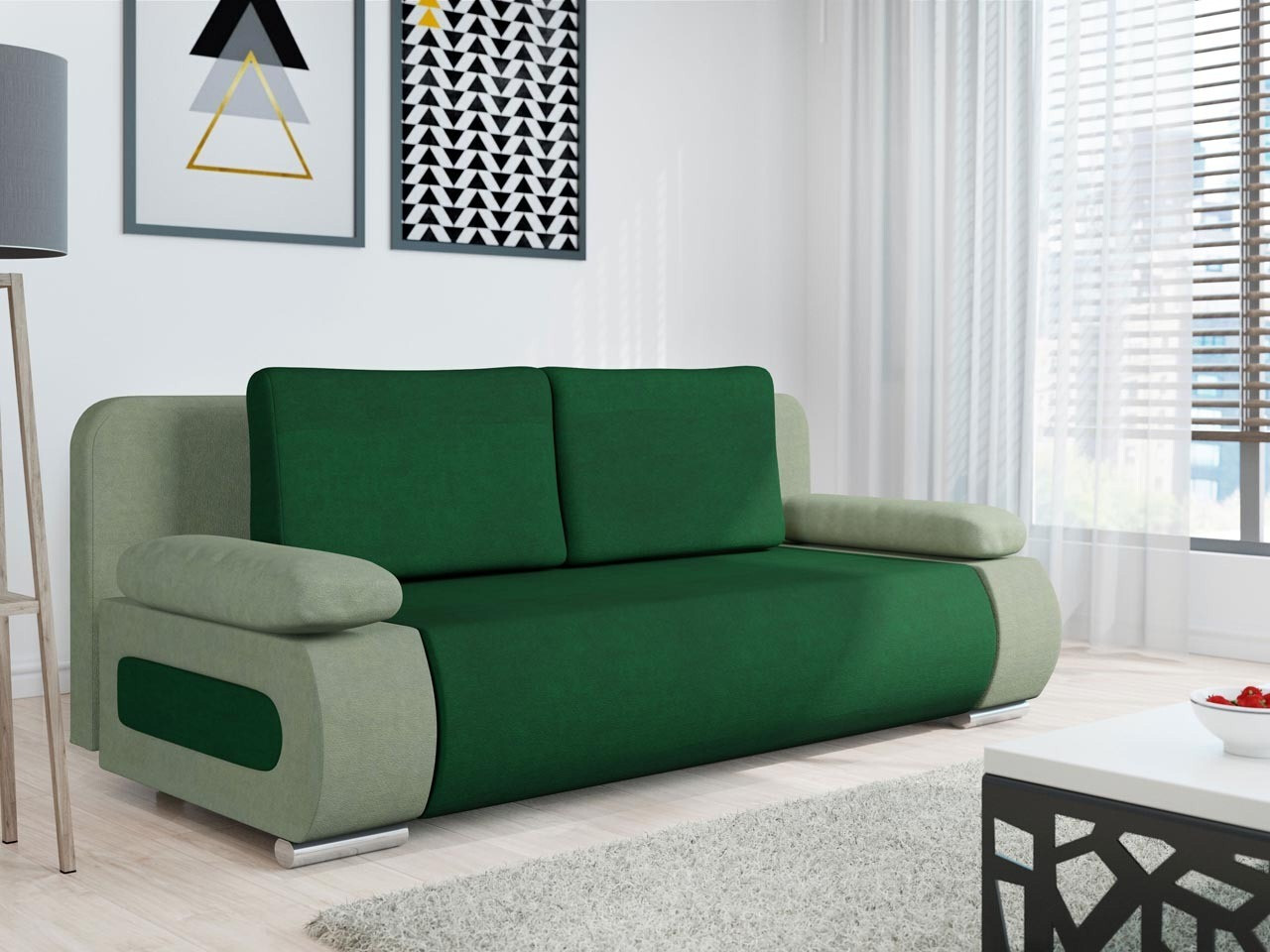 Sofa bed Comfivo 144 (Uttario Velvet 2954 + Uttario Velvet 2951)