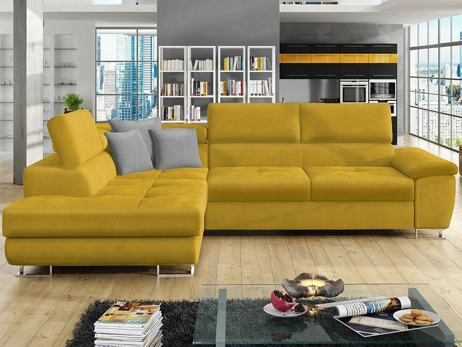 Corner sofa Comfivo Ruta II (Magic Velvet 2234 + Magic Velvet 2217)