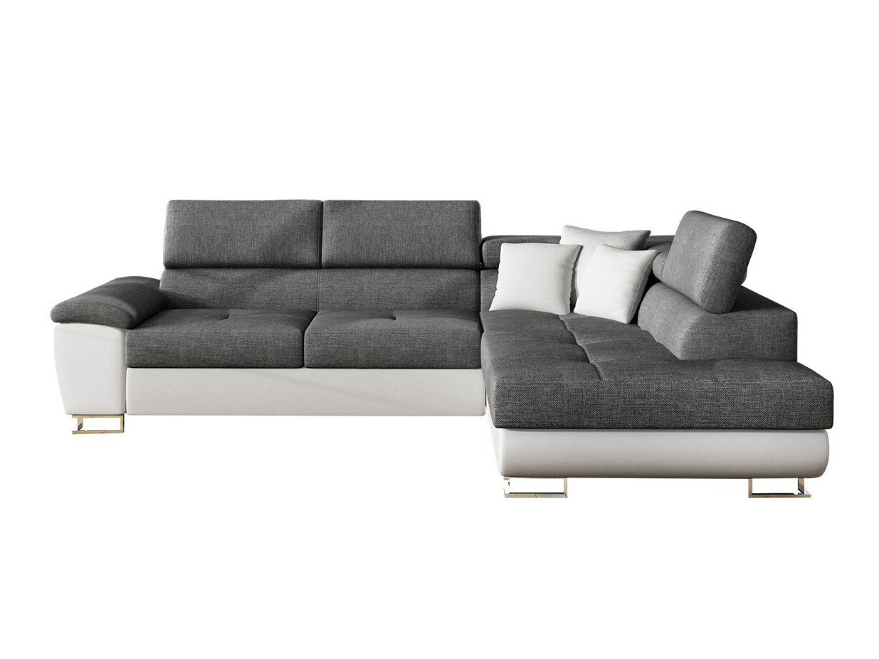 Corner sofa Comfivo Ruta II (Soft 017 + Lux 06 + Soft 017)