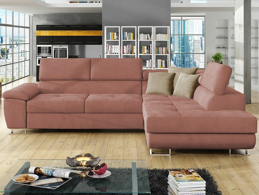 Corner sofa Comfivo Ruta II (Uttario Velvet 2955 + Uttario Velvet 2979)