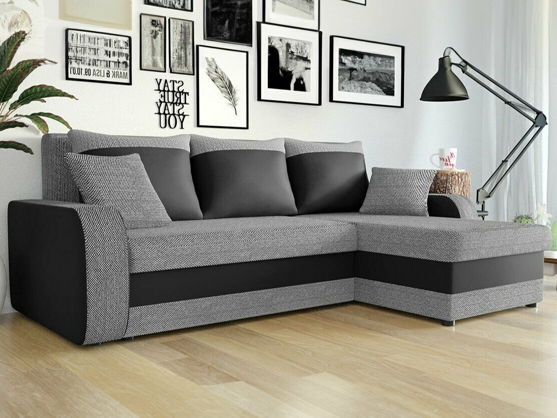 Corner sofa Comfivo 135 (Florida 01 + Rain 14)