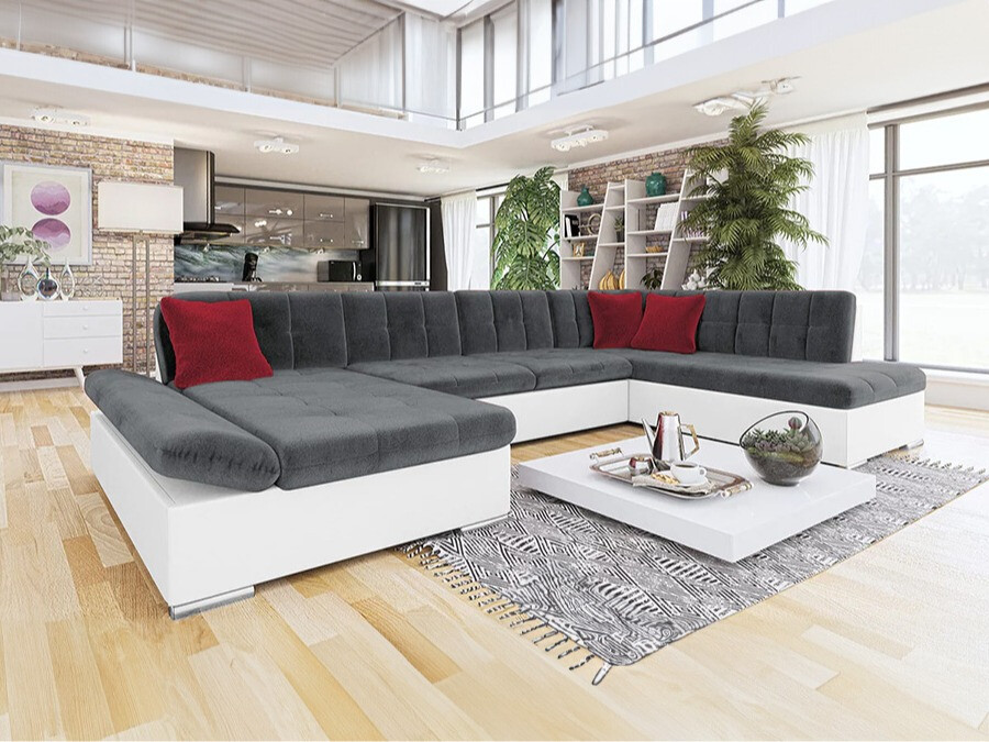Corner sofa Comfivo Tilia I (Soft 017 + Kronos 22 + Kronos 02)