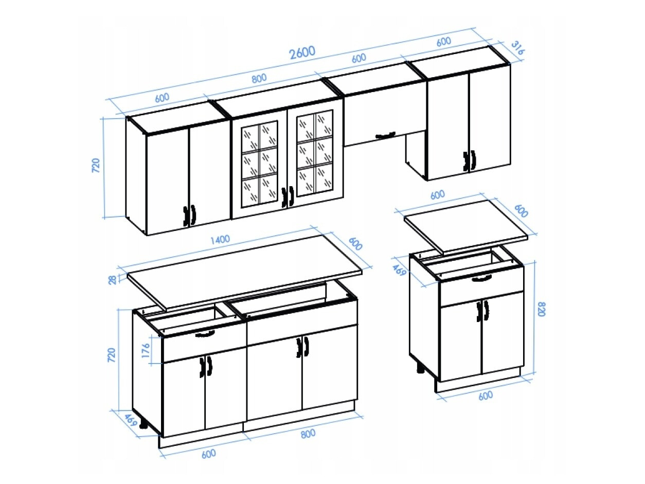 Kitchen set Houston Lumen III