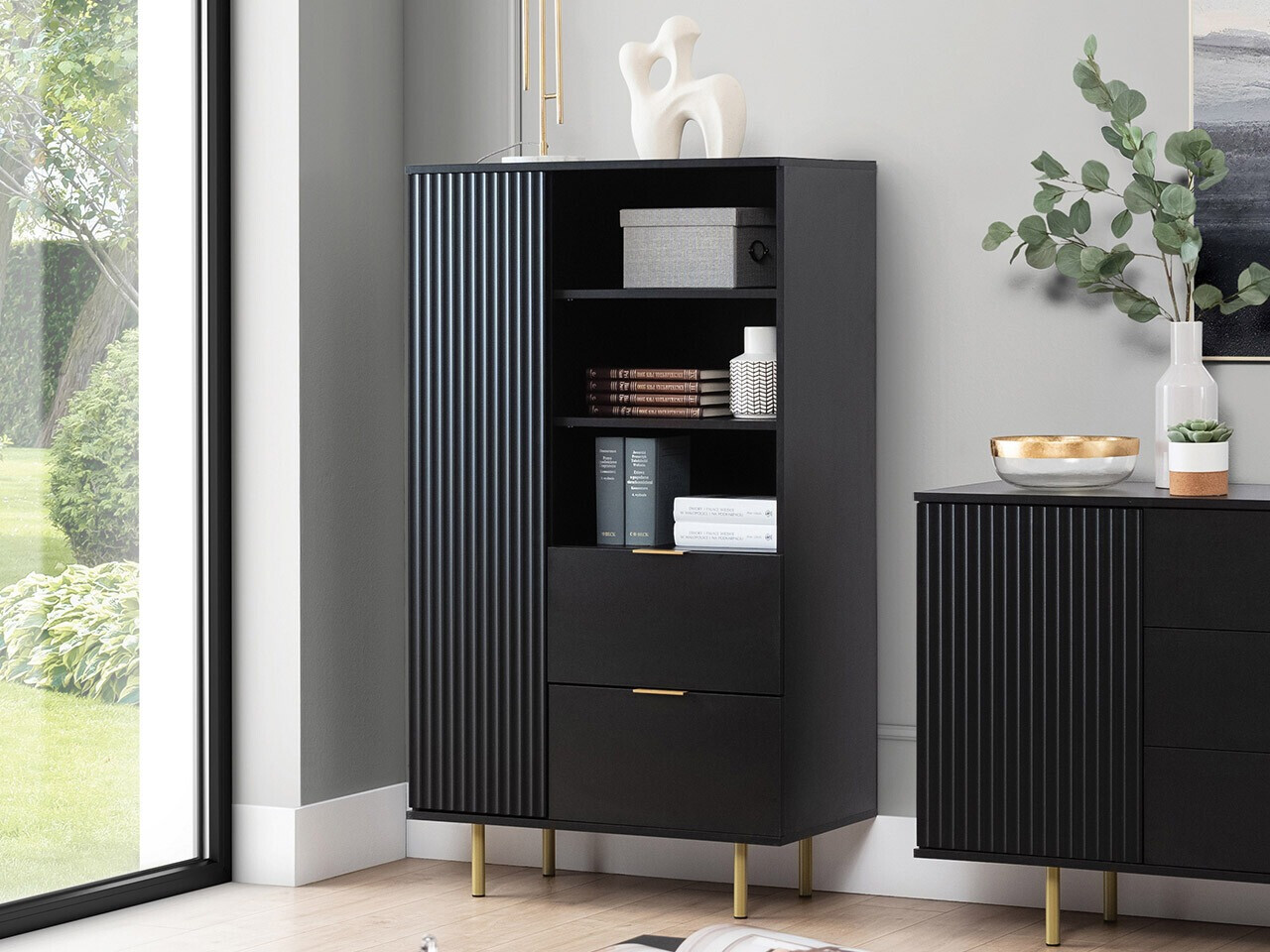 Bookcase Decus (Black)