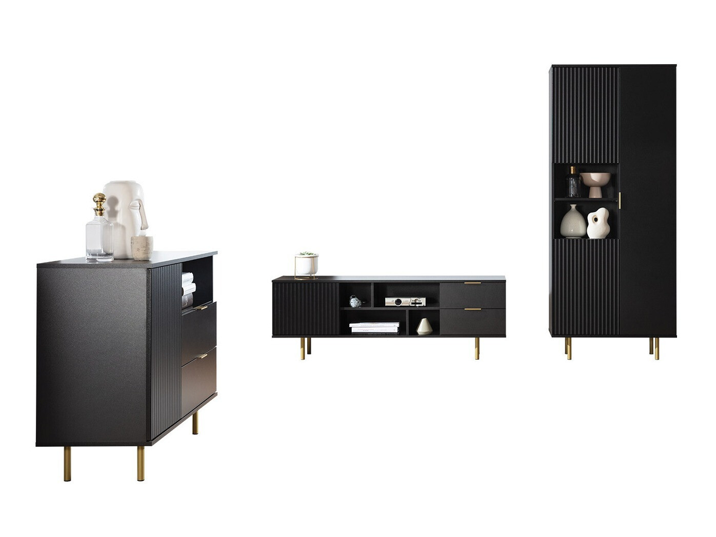 Living room set Decus II (Black)