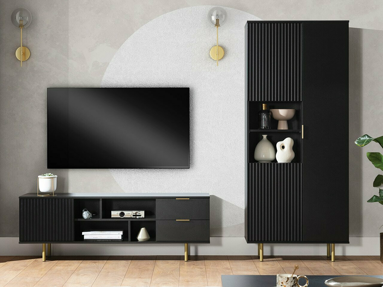TV stand Decus (Black)
