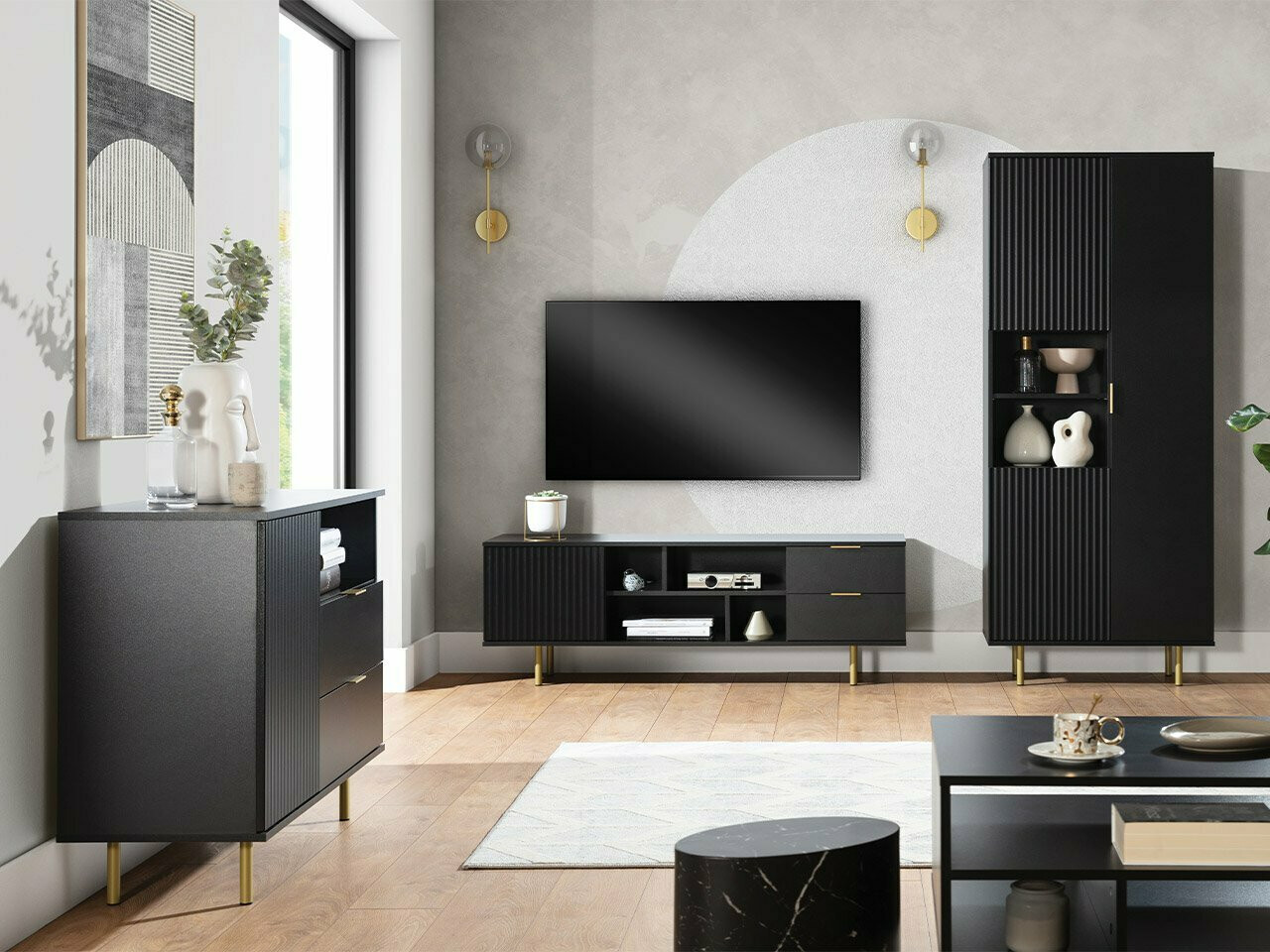 TV stand Decus (Black)