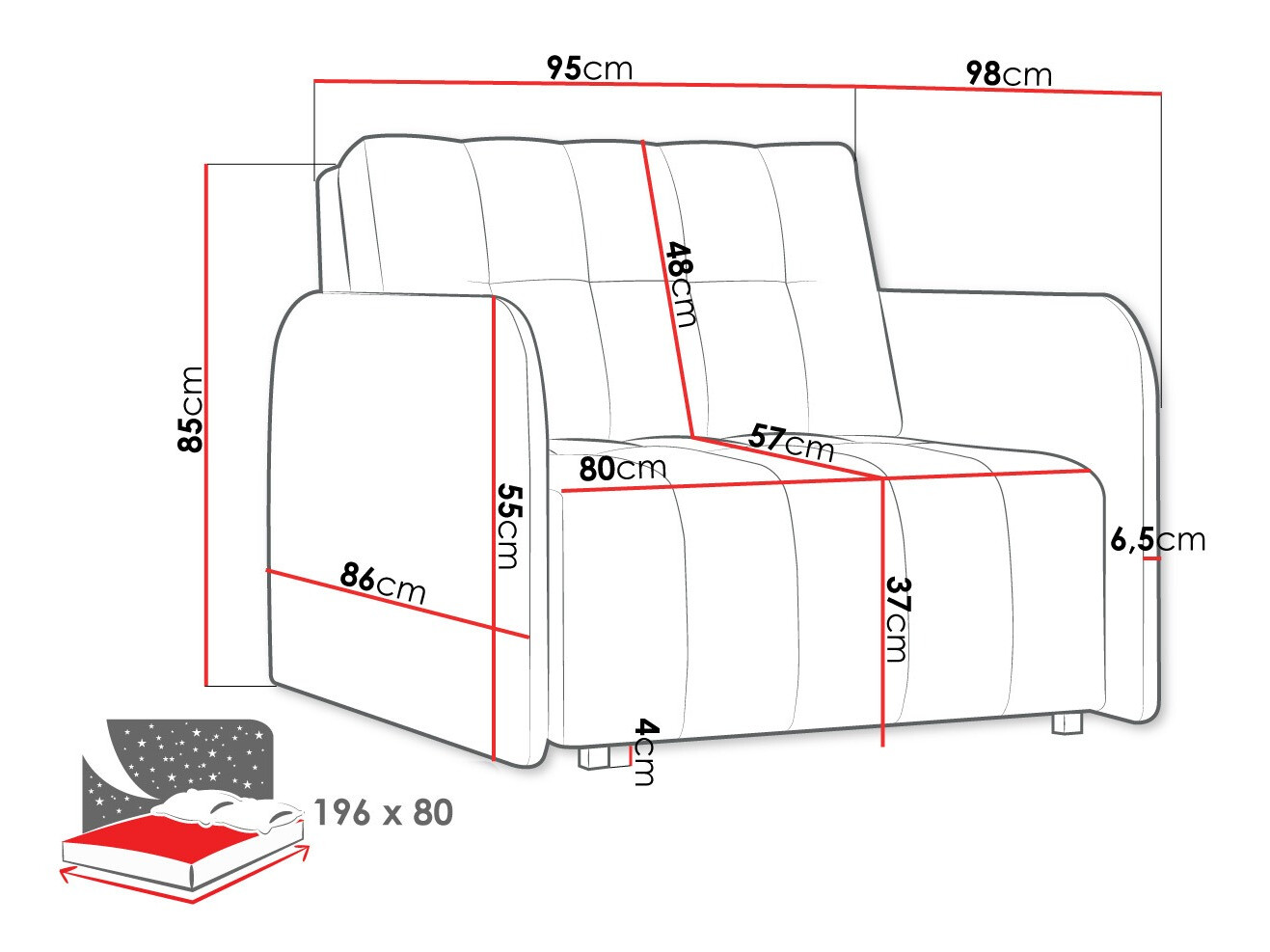 Armchair Aquarin I (Country 3)