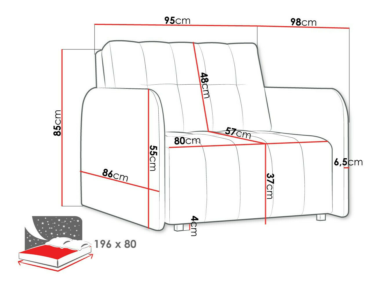 Armchair Aquarin I (Kronos 9)