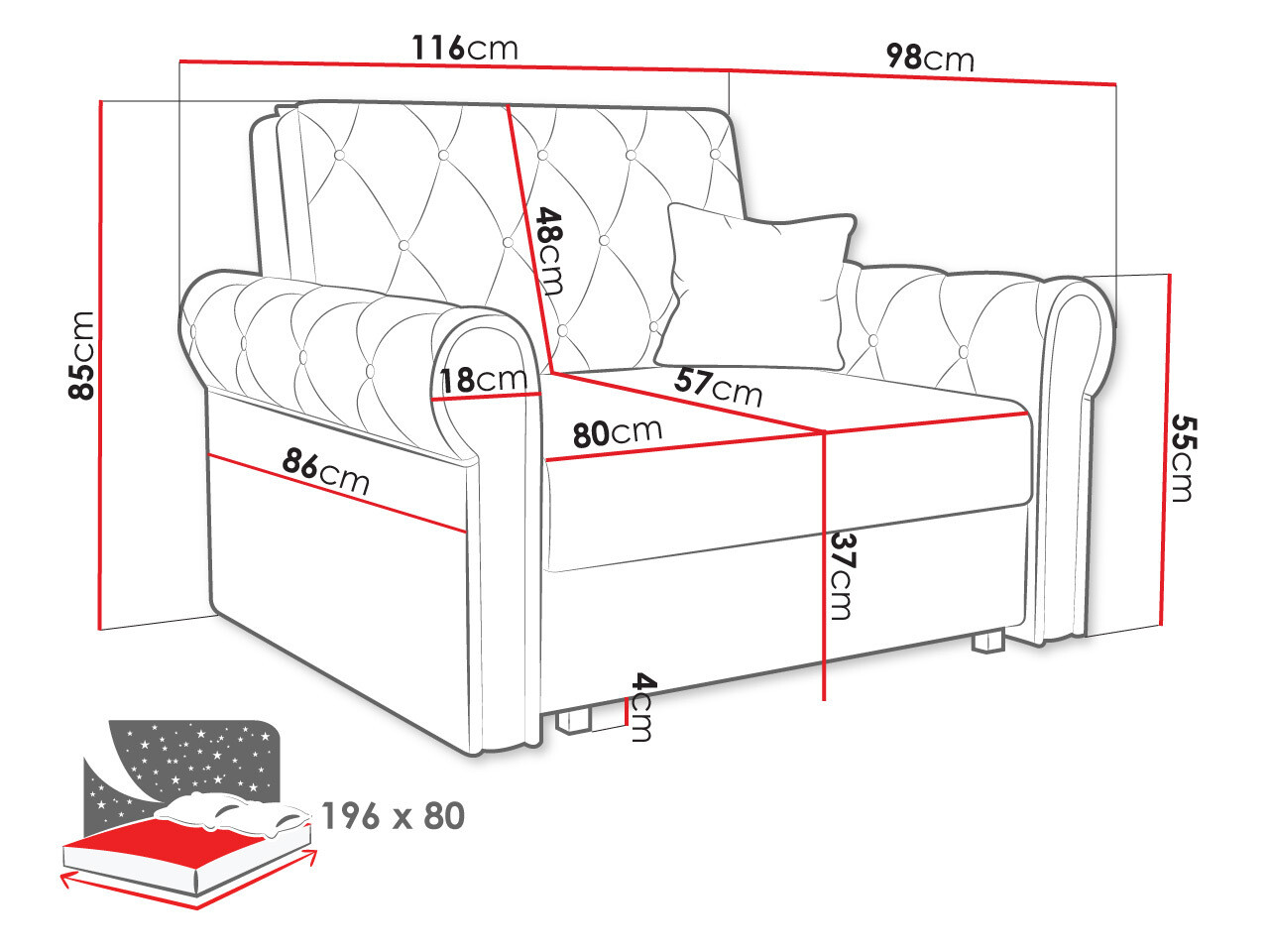 Armchair Aelara I (Kronos 46)