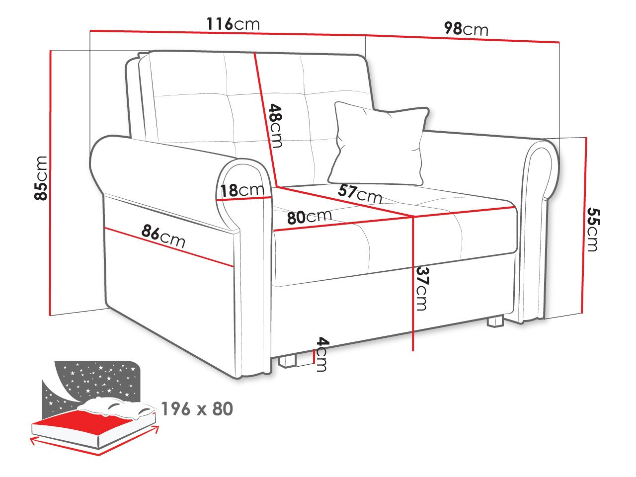 Armchair Aquala I (Kronos 19)