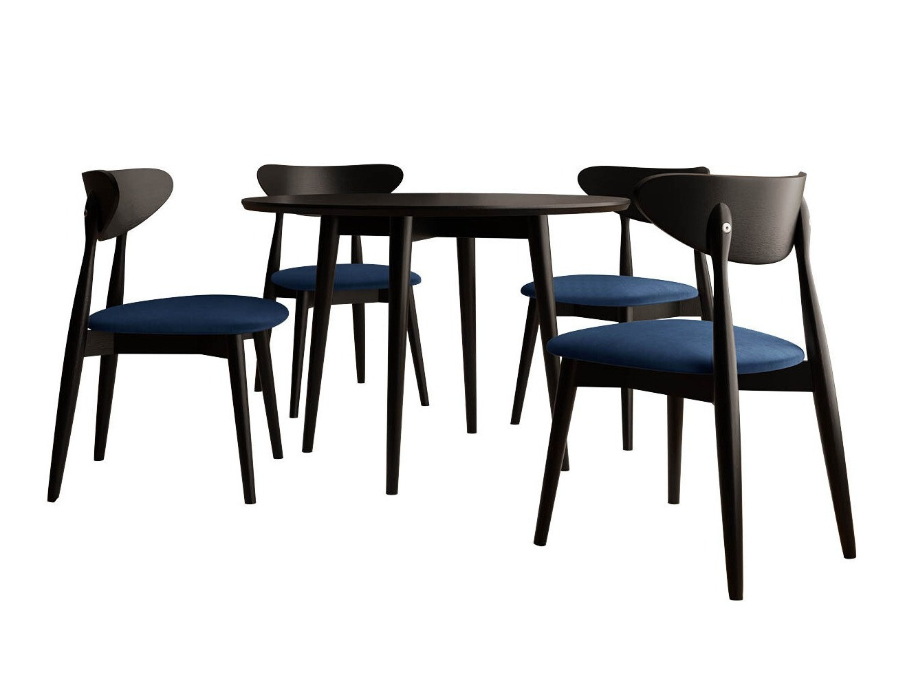 Dining set Racine 124 (Black)