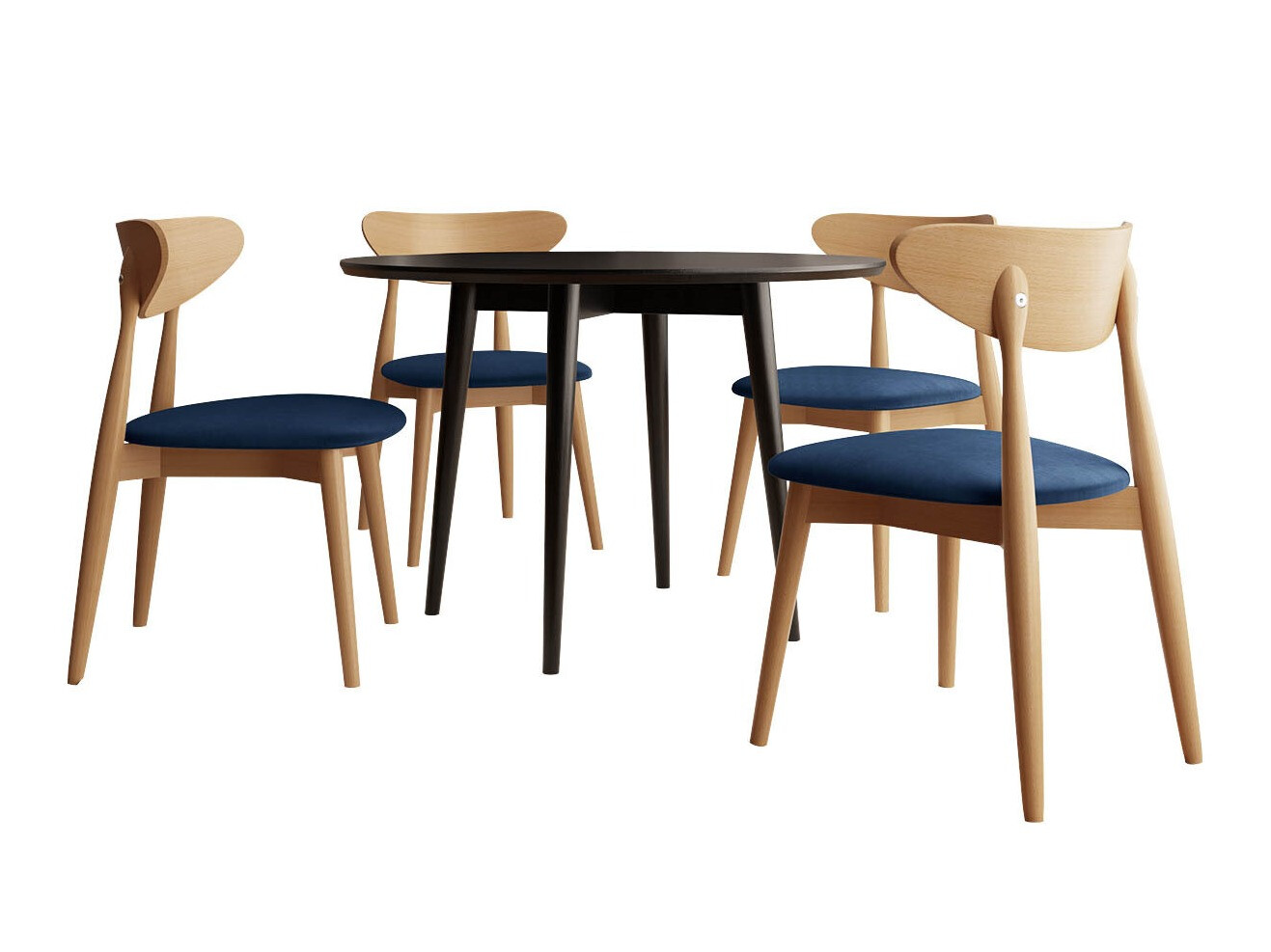 Dining set Racine 124 (Brown)