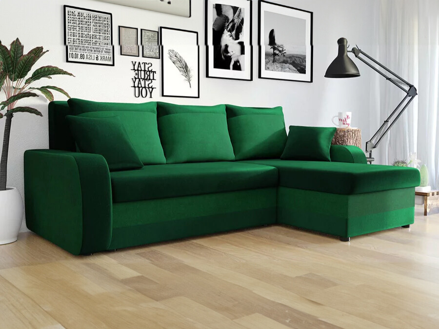 Corner sofa Comfivo 135 (Kronos 19 + Uttario Velvet 2951)