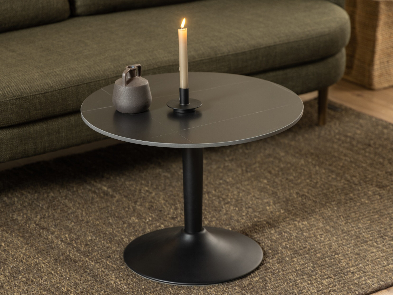 Coffee table Norsica 742 (Black marble)
