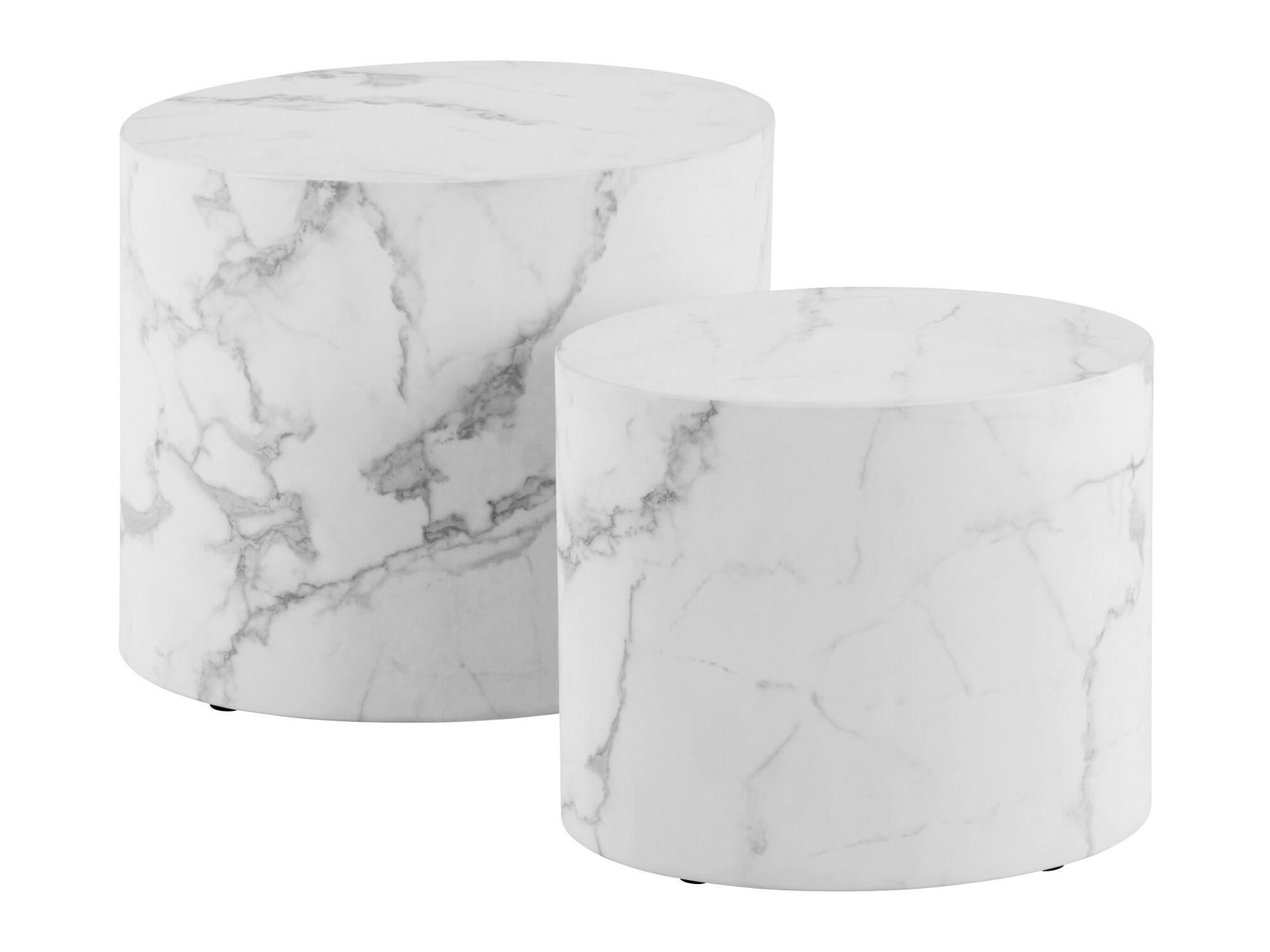 Side table set Norsica 587 (White marble)