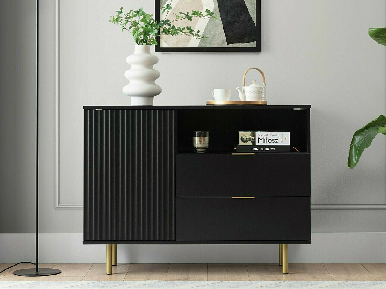 Chest of drawers Decus (Black)