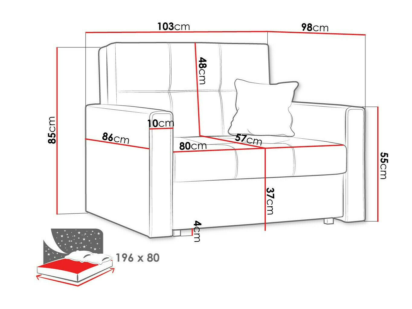 Armchair Nuvora I (Spirit 12)