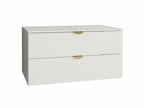 Wall-mounted bathroom cabinet for washbasin Fenenou 101 (White)