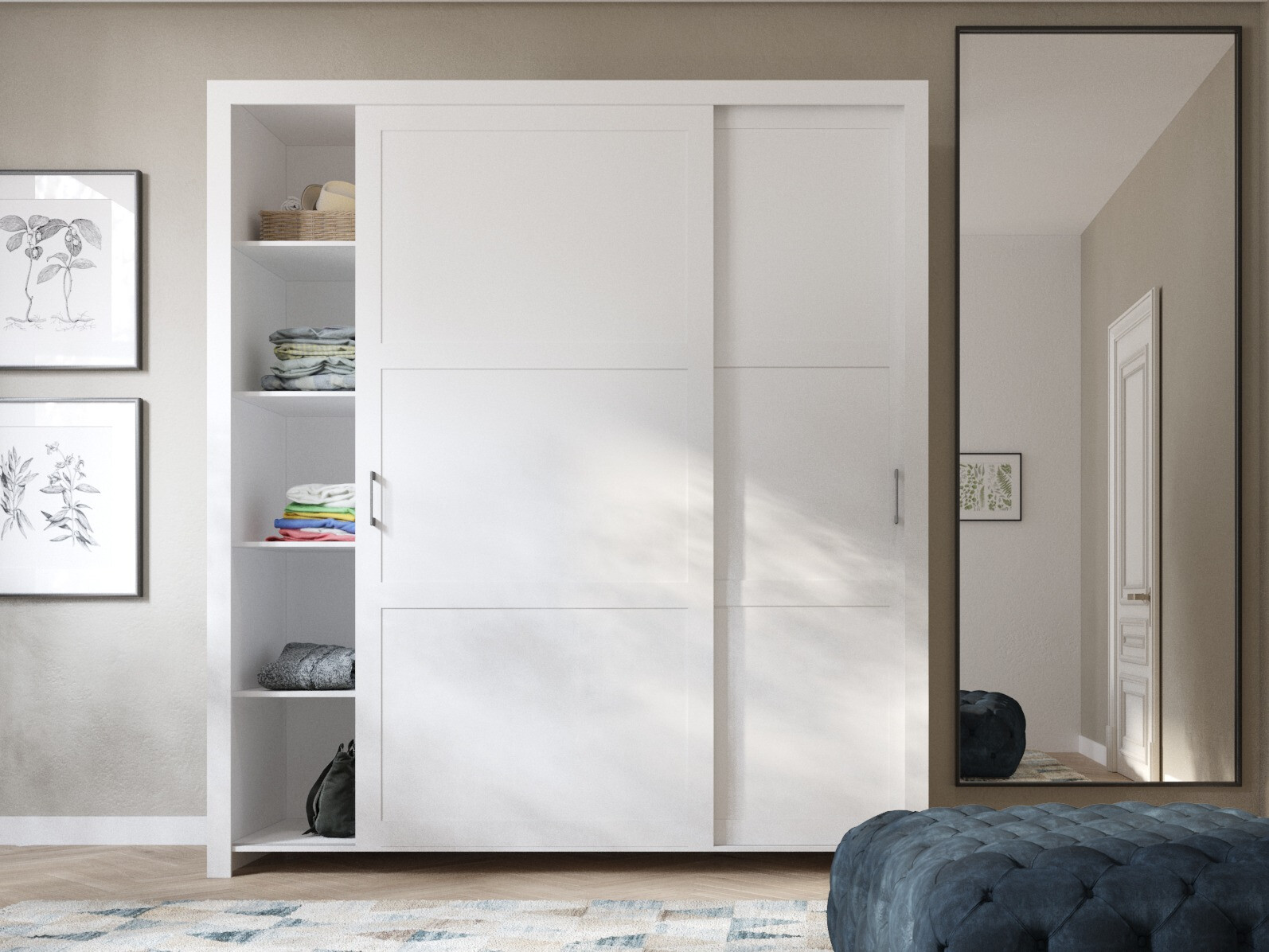 Wardrobe Murrieta 190 (White)