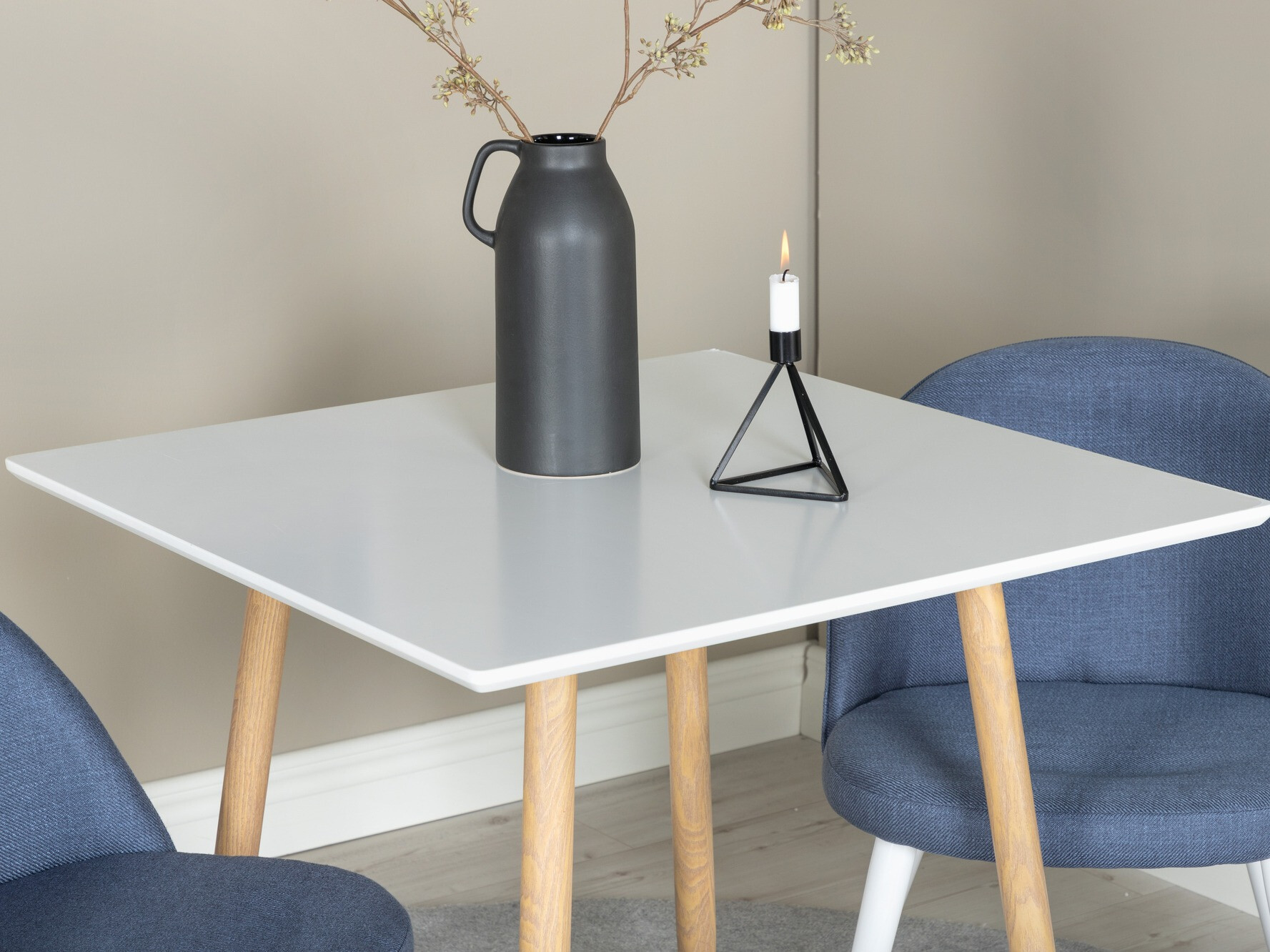 Table Dallas 4310 (White + Light wood)