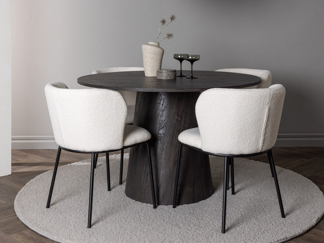 Dining set Dallas 4314 (Dark brown)