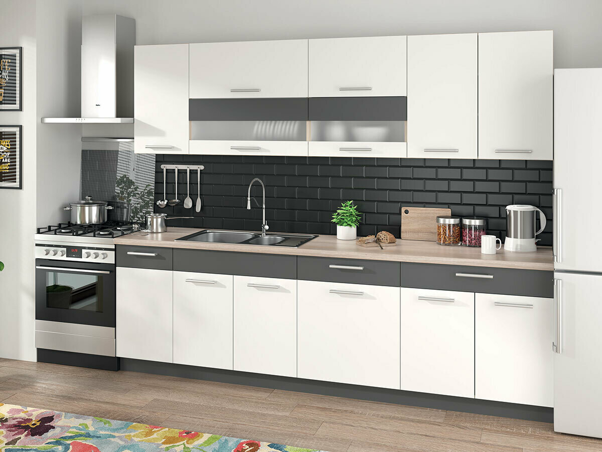 Modular wall cabinet Mode White 105
