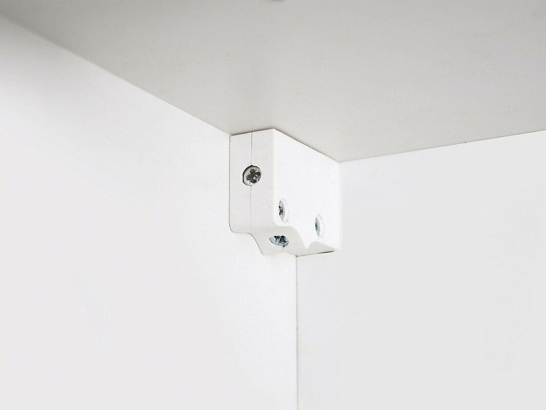 Modular wall-mounted corner cabinet Mode White 108
